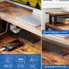L Shaped Gaming Desk, 68" Computer Desk with File Drawer and Power Outlet - 3 of 4