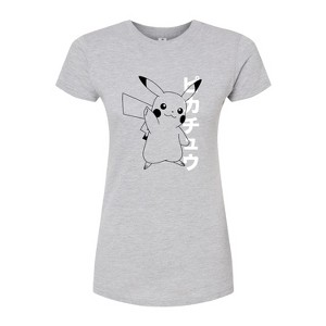 Women's - Pokémon - Pika Thumbs Up Fitted Graphic T-Shirt - 1 of 3