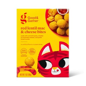 Frozen Mac & Cheese Bites made with Red Lentil Pasta - 7oz - Good & Gather™ - 1 of 3