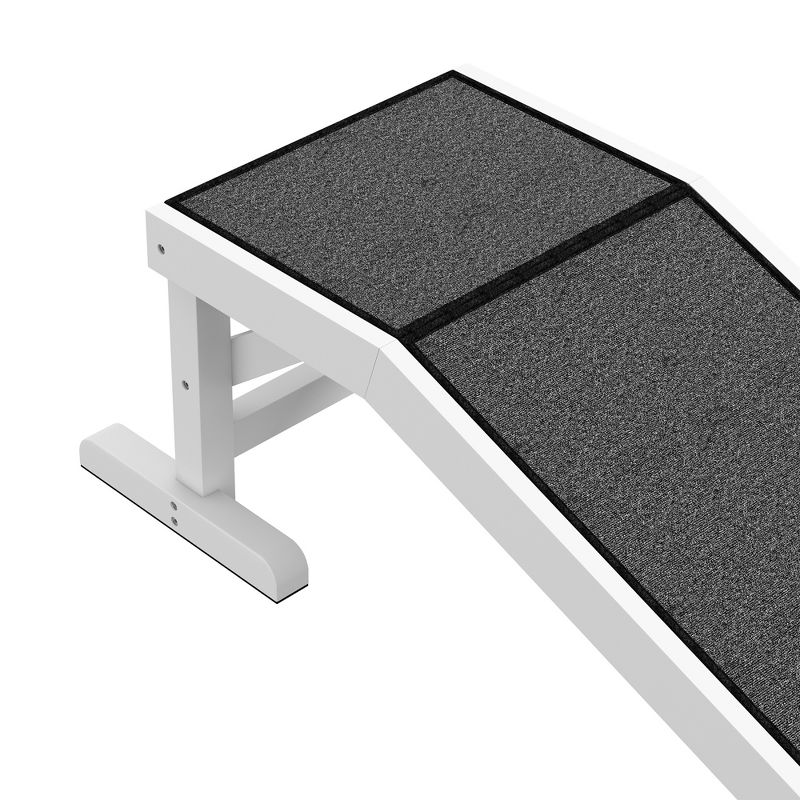 PawHut Pet Ramp, Dog Bed Ramp for Dogs with Non-Slip Carpet and Top Platform, 5 of 7