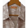 HAPPY BAY Mens Button Down Short Sleeve Holiday Casual Shirts - 3 of 4