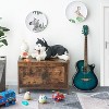 Acoinel Toy Box, Retro Wooden Look Storage Chest with Safety Hinge, Entryway Storage Bench Supports 220 lb - 4 of 4
