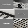 Twin Daybed with Trundle Trundle Bed Sofa Bed Frame Metal Slats, for Living Room, Bedroom, Guest Room, Space Saving - 4 of 4