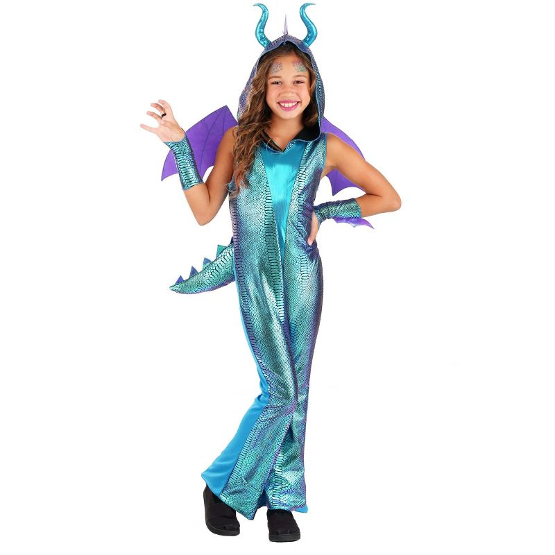 HalloweenCostumes.com Daydream Dragon Girls Costume, 3 of 5