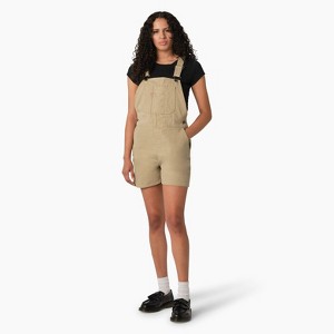 Dickies Women's Duck Bib Shortalls - 1 of 3