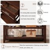 NicBex Antique Console Table with Storage,Wood Entryway Table with 2 Drawers & 2 Tiers Shelves,Foyer Tables for Entryway,Living Room,Hallway - 3 of 4