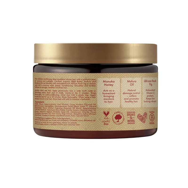 SheaMoisture Manuka Honey & Mafura Oil Intensive Hydration Hair Mask, 6 of 17