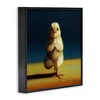 Stupell Industries Yellow Chick Meditating Yoga Pose Animal Fitness Framed Giclee Art - 2 of 4