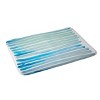 NoelleJay New Year Water Lines Memory Foam Bath Rug Blue - Deny Designs - 2 of 3