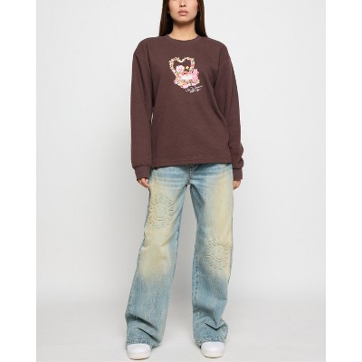 Samii Ryan | Life Is Sweet  Thermal Longsleeve , Brown , Large , 4