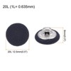 Unique Bargains Metal Shank Round Cloth Covered DIY Sewing Buttons 20 Pcs - 2 of 4