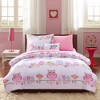 Striking Sara Adorable Owl Print Ultra Soft Kids' Comforter Set with Bed Sheets - Mi Zone - 3 of 4