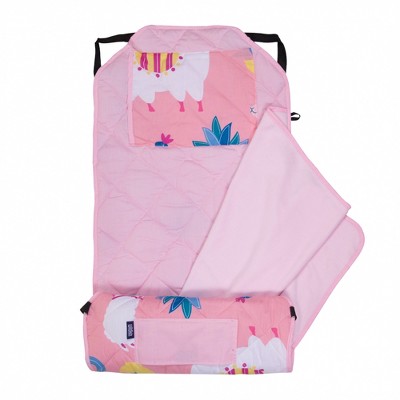 Wildkin Llamas and Cactus Pink Modern Nap Mat