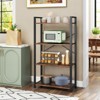Tangkula 2PCS 47" Floor Bookcase w/ Shelves Heavy Duty Metal Frame & Anti-Toppling Kits - 4 of 4