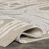Nuloom Leisa Abstract 3x5 Indoor/Outdoor Accent Rug for Living Room Patio Deck Front Porch Entryway Kitchen, Beige/Ivory - 4 of 4