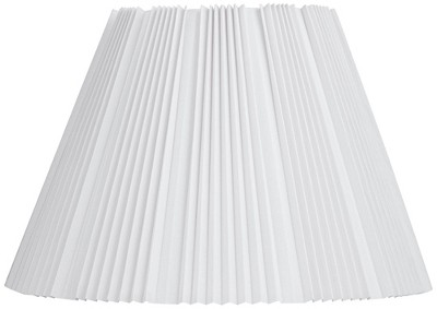 Springcrest Collection Hardback Knife Pleated Empire Lamp Shade White ...