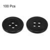 Unique Bargains Resin DIY Craft Flat 4-Hole Sewing Buttons 100 Pcs - 3 of 4