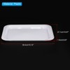 Unique Bargains Plastic Rectangle Reusable Fast Food Dining Areas Serving Trays - 2 of 4