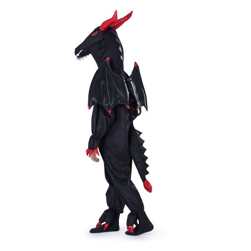 Dress Up America Black Dragon Costume for Kids, 2 of 5