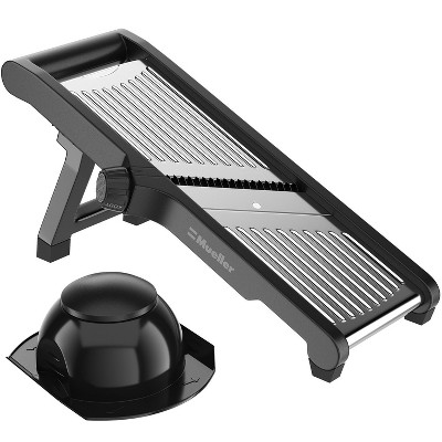 MuellerLiving Silver Stainless Steel Adjustable Mandoline Slicer