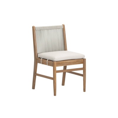 Nathan James Kayden Outdoor Dining Chair Light Gray