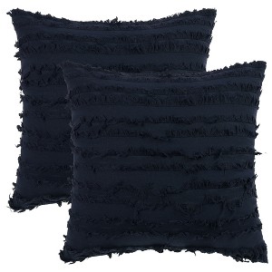 Unique Bargains Couch Sofa Bed Decorative Cotton Side Zipper Throw Pillow Covers 2 Pcs - 1 of 4
