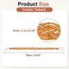 Unique Bargains Hand Woven Decorative Braided Curtain Tiebacks - 2 of 4