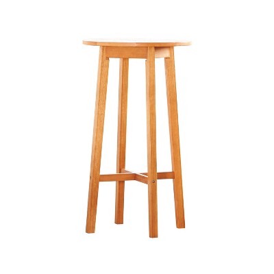 Kapalua Honey Eucalyptus Wooden Square Outdoor Bar Table - Vifah