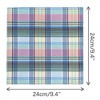 INSPIRE CHIC Men's Check Silk Plaid Handkerchiefs Pocket Squares 1 Pc - 2 of 4