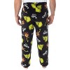 Dr. Seuss Men's The Grinch Sneaky Face Fleece Plush Pajama Pants : Target