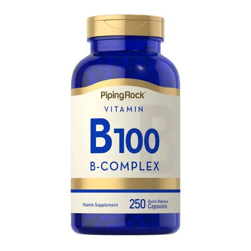 Piping Rock B-100 Vitamin B Complex | 250 Capsules, 1 of 2