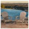 Hanlee Set of 2 Folding Wood Adirondack Chair - Christopher Knight Home - image 4 of 4