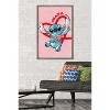 Trends International Disney Lilo and Stitch - Hearts Framed Wall Poster Prints - 2 of 4