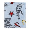 NoJo Disney Toy Story 4 Super Soft Blue, Yellow, Red Buzz Lightyear Woody Star Rocket Horse Shoe French Fiber Baby Blanket - 2 of 4
