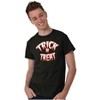 Classic Halloween Trick or Treat Graphic T Shirt Men or Women Brisco Brands - 3 of 4