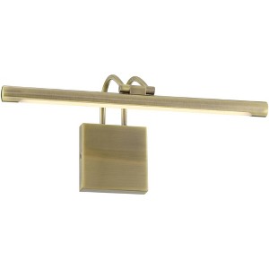 Possini Euro Design Possini Euro Bourdain 17" Wide Light Brass LED Picture Light - 1 of 4