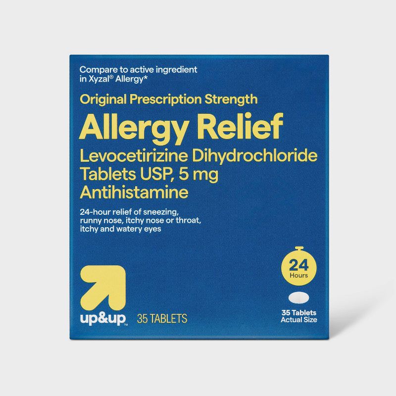 Levocetirizine Allergy Relief Tablets - up & up™, 1 of 4