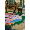 Lany Space Maggie Stephenson Unique Shaped Harmonia Community Green Rug - 3 of 4