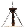 Chloe Lighting Belle Tiffany-Style 2 Light Mission Inverted Ceiling Pendant Fixture 18`` Shade - 4 of 4