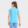 Girls' Bluey Happiest Day Short Sleeve Graphic T-Shirt - Blue - 3 of 4
