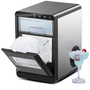 Simzlife Nugget Ice Maker Countertop, 44lbs/24H, Self-Cleaning, Soft Chewable Pellet Ice, Pebble Ice Maker Machine for Home/Kitchen/Party - 1 of 4