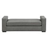 CAVINAS 18.7"H Rectangle Faux Leather Ottoman Bench,Upholstery Benches wit Wood Legs and Recessed Arms,Upholstery Benches for Living Room - 4 of 4