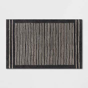 2'6"x4' Washable Knitted Stripe Accent Rug - Threshold™