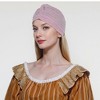Anna-Kaci Glitter Turban Twist Knot Head Wrap Stretchy Metallic Fabric Elegant Headscarf for Stylish Looks - 3 of 4