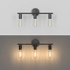 Runesay Bathroom Mirror Wall Light with 3 Lights, Black Iron Bathroom Mirror Lamp, Wall Light, Bathroom Mirror Light, E27 Base, Bulb Not Included - 4 of 4