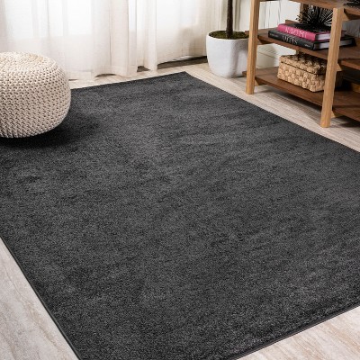 Haze Solid Low-Pile Indoor Area Rug - JONATHAN Y