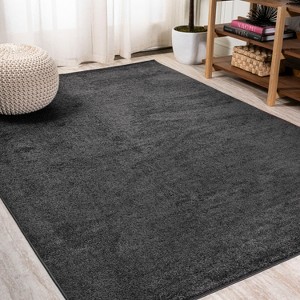 Haze Solid Low-Pile Indoor Area Rug - JONATHAN Y - 1 of 4