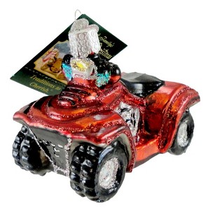Old World Christmas 2.25 In Four Wheeler Vehicles Tree Ornaments - 1 of 2