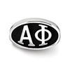 Black Bow Jewelry Sterling Silver Alpha Phi Greek Life Bracelet Bead Charm - 2 of 3