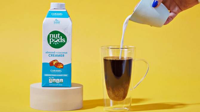 nutpods Unsweetened Caramel Creamer - 25.4 fl oz, 2 of 13, play video